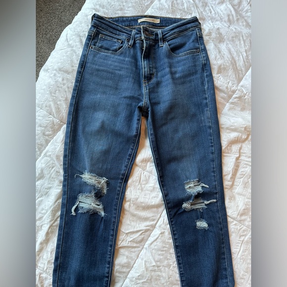 Levi’s 721 High Rise Skinny Ankle Jeans Size 26 - Picture 3 of 4